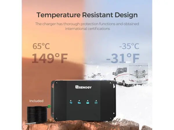 Renogy DC-DC Batterieladegerät, 12V/50A mit MPPT-Regler