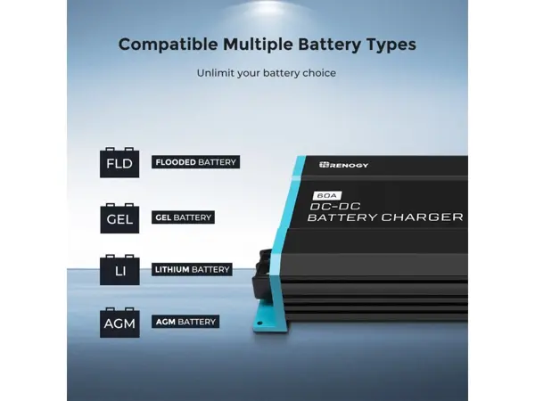 Renogy DC-DC-Batterieladegerät, 12V/60A